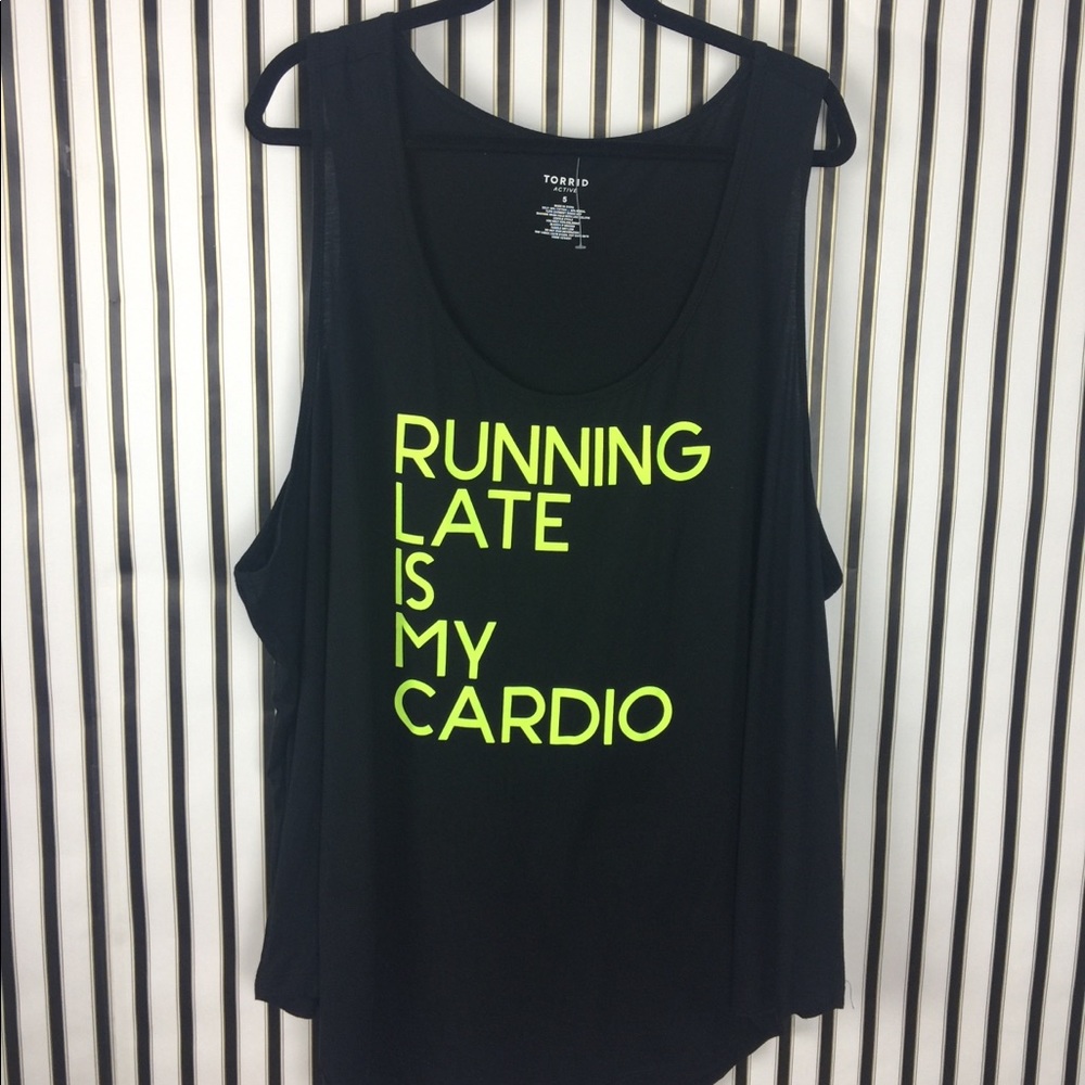 Torrid Active Black Cardio Tank Top
